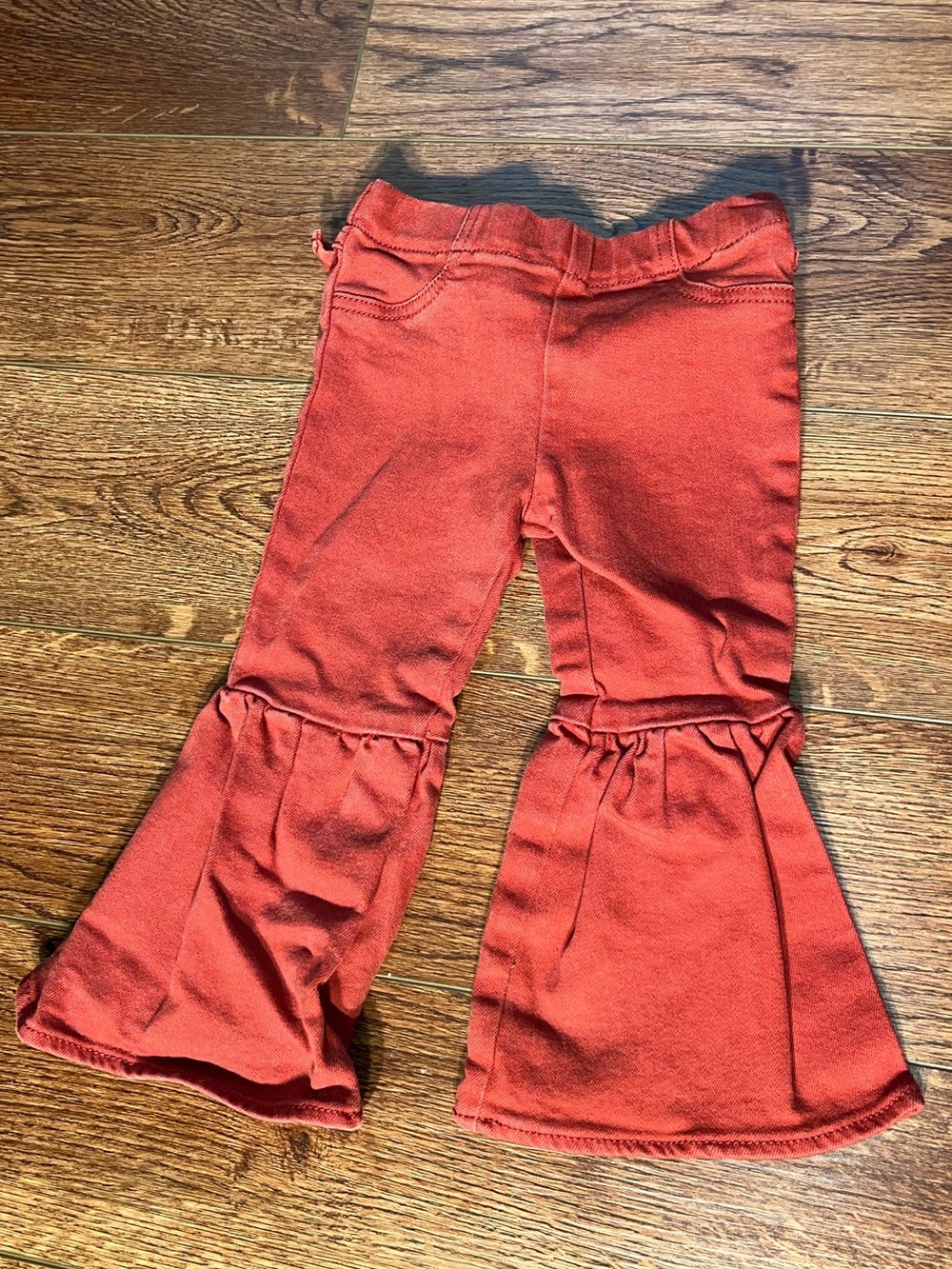 Wrangler Baby Infant Girls Western Flare Ruffle Jeggings Jeans  2T Cowgirl